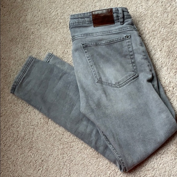 Zara Jeans Zara Mens Grey Jeans Usa 34 Poshmark